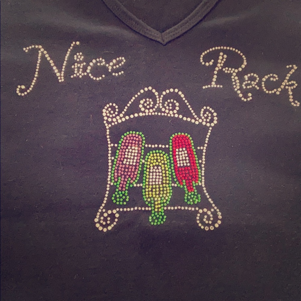 V- Neck Bling tee